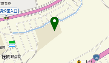 はごろも小学校の地図画像