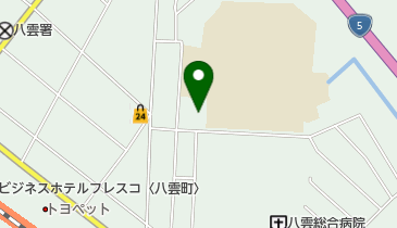 ぽぷら公園の地図画像