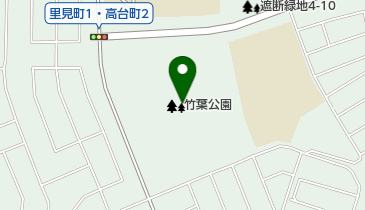 竹葉公園の地図画像