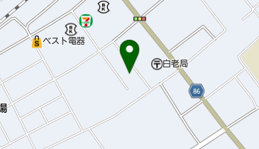 大町中央公園の地図画像