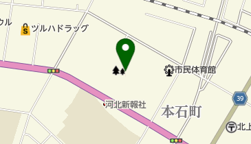 詩歌の森公園の地図画像