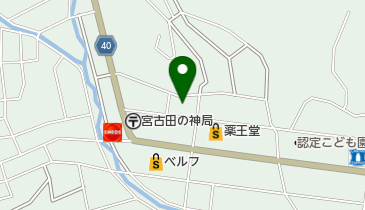 田の神公園の地図画像