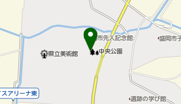 中央公園の地図画像