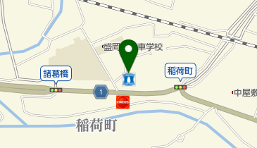 稲荷南幼児公園の地図画像