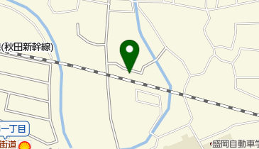 大館かえで公園の地図画像