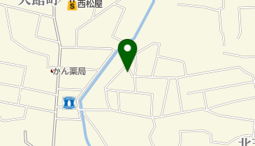 大館プチ幼児公園の地図画像