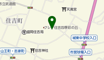 クレア住吉幼児公園の地図画像