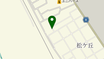 松ヶ丘公園の地図画像