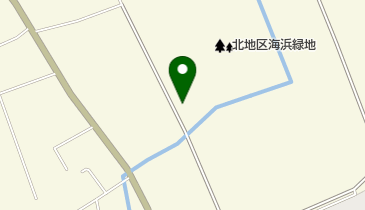 北地区海浜緑地の地図画像