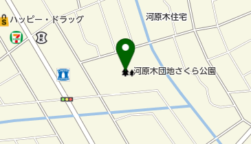 河原木団地さくら公園の地図画像