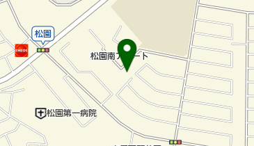 松園三丁目ひまわり幼児公園の地図画像