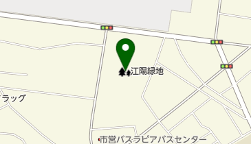 江陽緑地の地図画像