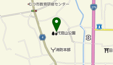 代官山公園の地図画像