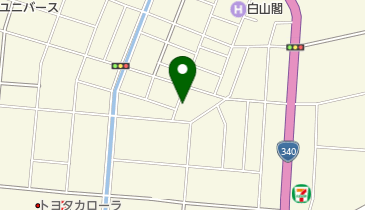 沢里公園の地図画像