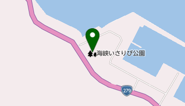 海峡いさりび公園の地図画像