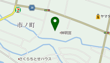 神明児童公園の地図画像