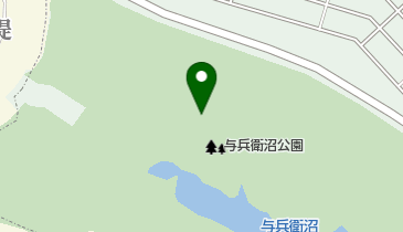 与兵衛沼・大堤公園の地図画像