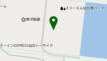仙台港中央公園の地図画像