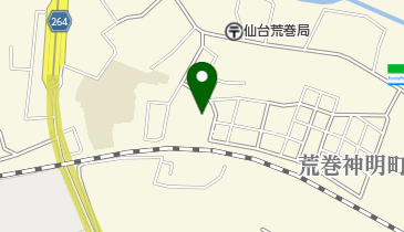 荒巻公園の地図画像