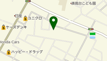 湊高台五丁目公園の地図画像