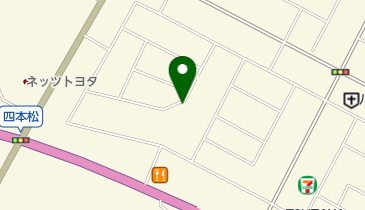 四本松公園の地図画像