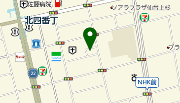 上杉一丁目公園の地図画像