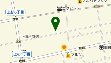 上杉五丁目公園の地図画像