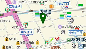 新伝馬丁公園の地図画像