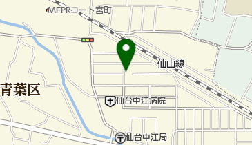 中江北公園の地図画像