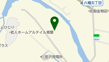 広瀬川牛越緑地の地図画像