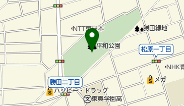 平和公園の地図画像