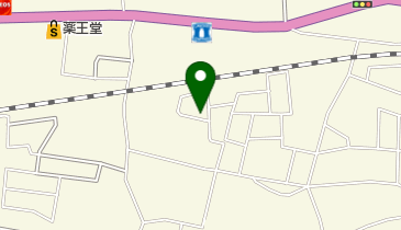 上愛子雷神西公園の地図画像