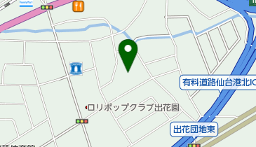 出花二丁目公園の地図画像