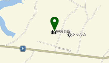 野沢公園の地図画像
