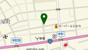 茶屋町南公園の地図画像