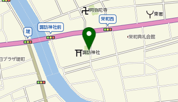 栄町南公園の地図画像