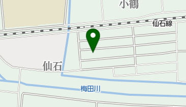 仙石北公園の地図画像