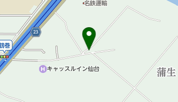田中東一番公園の地図画像