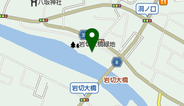 七北田川岩切大橋緑地の地図画像