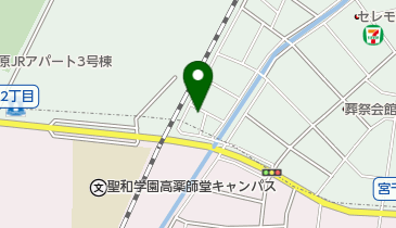 宮千代西公園の地図画像