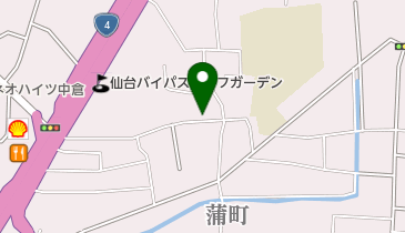 蒲北公園の地図画像
