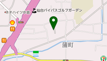 蒲北2号公園の地図画像