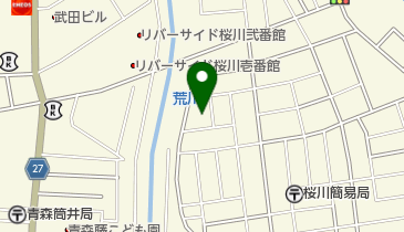 桜川北公園の地図画像