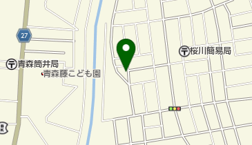 桜川西公園の地図画像