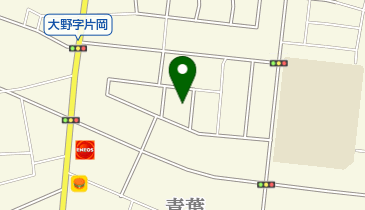 奥野西公園の地図画像