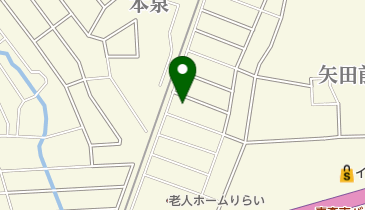 本泉東公園の地図画像