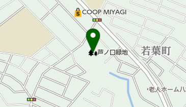 芦ノ口緑地の地図画像