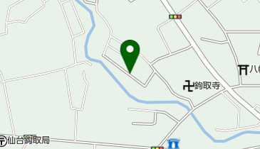 鈎取寺西公園の地図画像