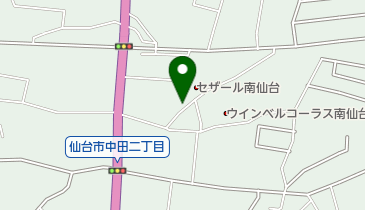 中田北河原公園の地図画像