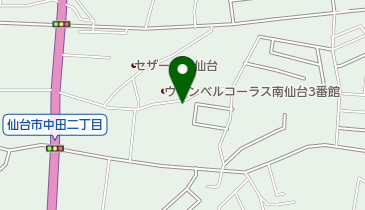 中田中河原公園の地図画像